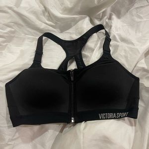 Black Victoria’s Secret sports bra